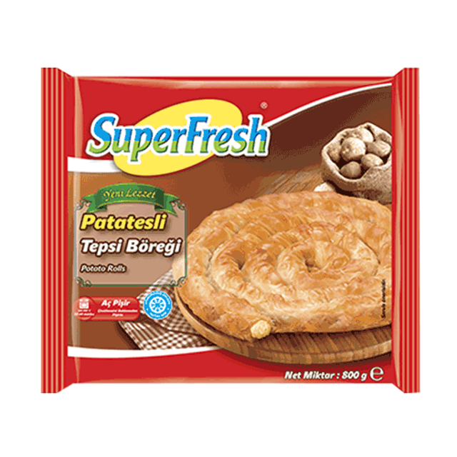 SUPERFRESH RONDE AARDAPPEL BOREK 800G