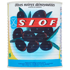 SIOF ZWARTE OLIJVEN ZONDER PIT 850 GR